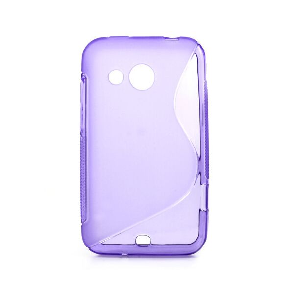 

Чехол силконовый S формы на HTC Desire 200 102e, фиолетовый
