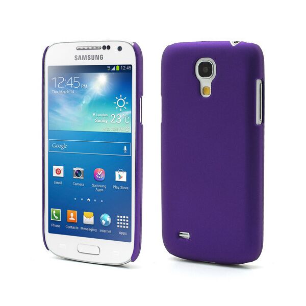 

Чехол пластиковый матовый на Samsung Galaxy S4 mini I9190, фиолетовый