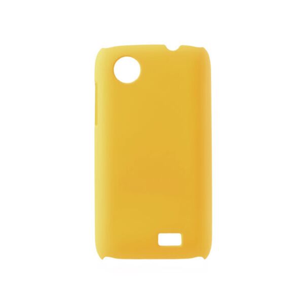 

Чехол на Lenovo A369 пластиковый матовый Желтый