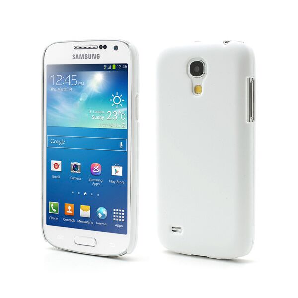 

Чехол пластиковый матовый на Samsung Galaxy S4 mini I9190, белый