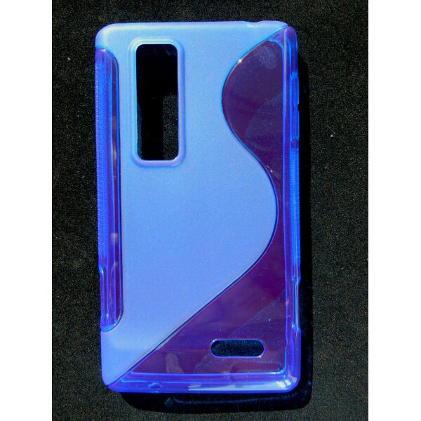 

Чехол TPU S формы на LG Optimus 3D Max P720 Синий