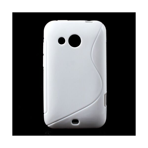 

Чехол силиконовый S формы на HTC Desire 200 102e, белый