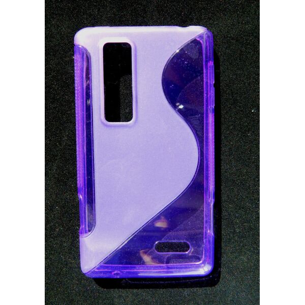 

Чехол TPU S формы на LG Optimus 3D Max P720 Фиолетовый