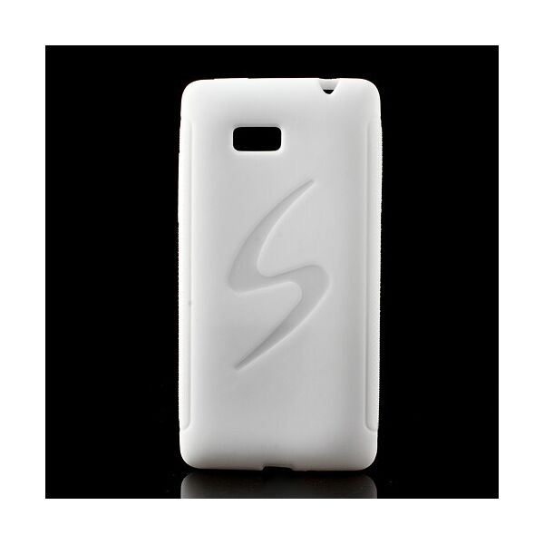 

Чехол TPU S Style на HTC Desire 600 Dual sim, белый