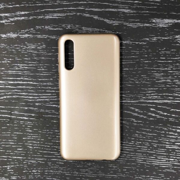 

Чехол накладка для Samsung Galaxy A30S A307F силиконовый, Remax Shine Case, золотистый