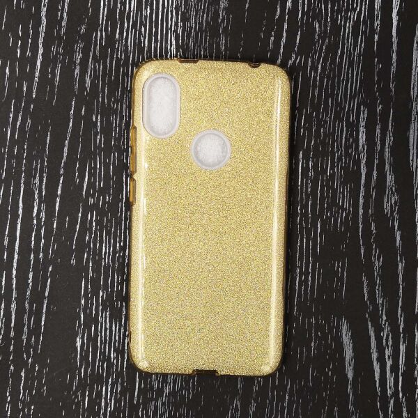 

Чехол накладка для Xiaomi Redmi S2 силиконовый, Remax Case GLITTER, золотистый
