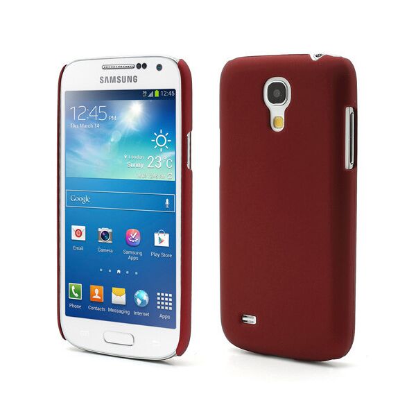 

Чехол пластиковый матовый на Samsung Galaxy S4 mini I9190, бордовый