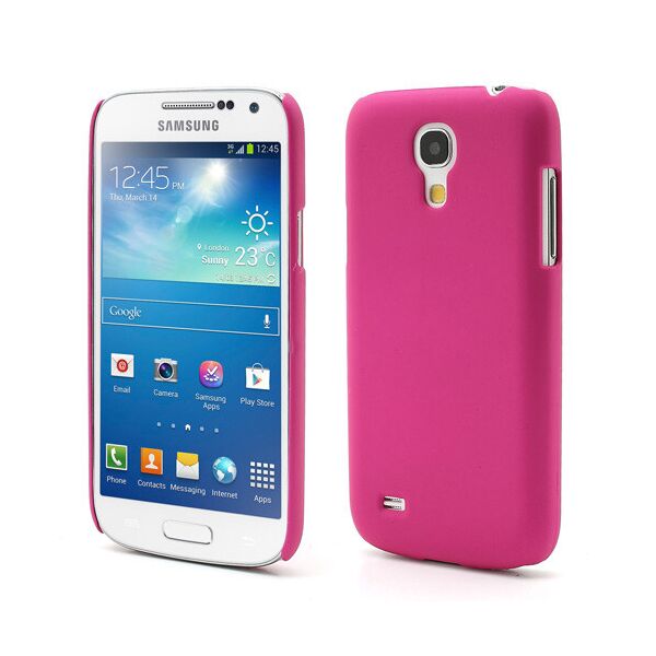 

Чехол пластиковый матовый на Samsung Galaxy S4 mini I9190, малиновый