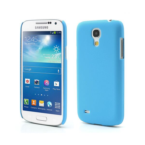 

Чехол пластиковый матовый на Samsung Galaxy S4 mini I9190, голубой