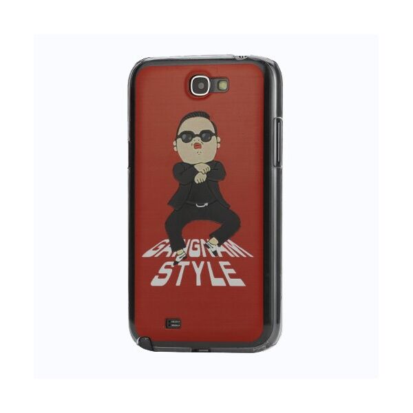 

Чехол накладка пластиковый на на Samsung Galaxy Note II N7100 Gangnam Style, красный