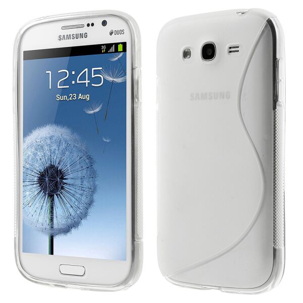 

Чехол TPU S формы на Samsung Galaxy Grand Duos I9082 Прозрачный