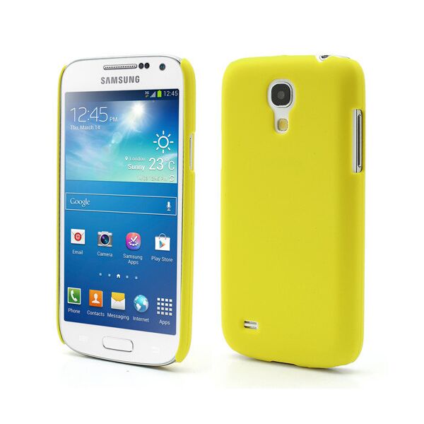 

Чехол пластиковый матовый на Samsung Galaxy S4 mini I9190, желтый