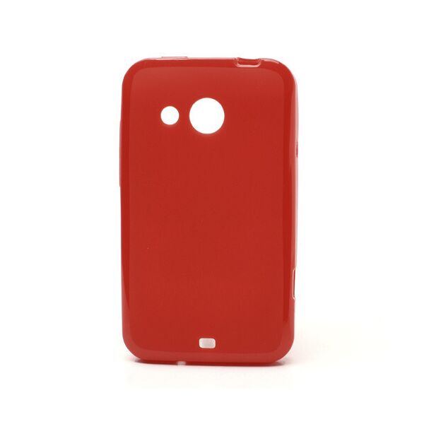 

Чехол силиконовый матовый на HTC Desire 200 102e, красный