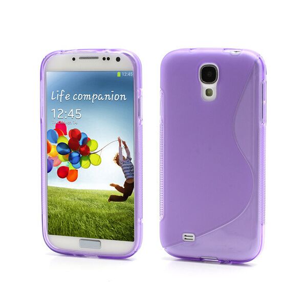 

Чехол TPU S формы на Samsung Galaxy S4 i9500, фиолетовый