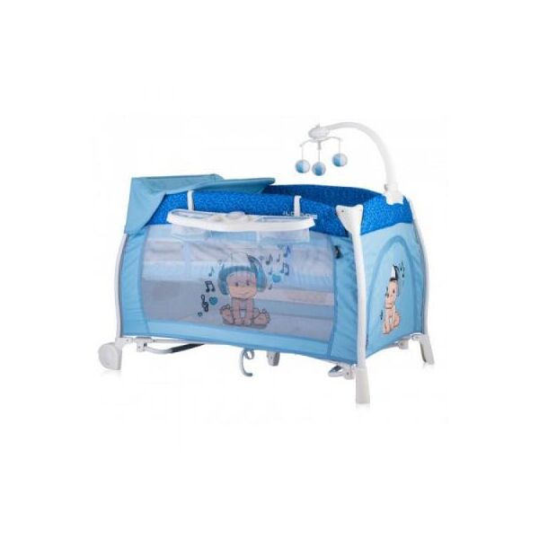 

Детский манеж Bertoni/Lorelli LOUNGE 2L ROCKER (blue music boy)