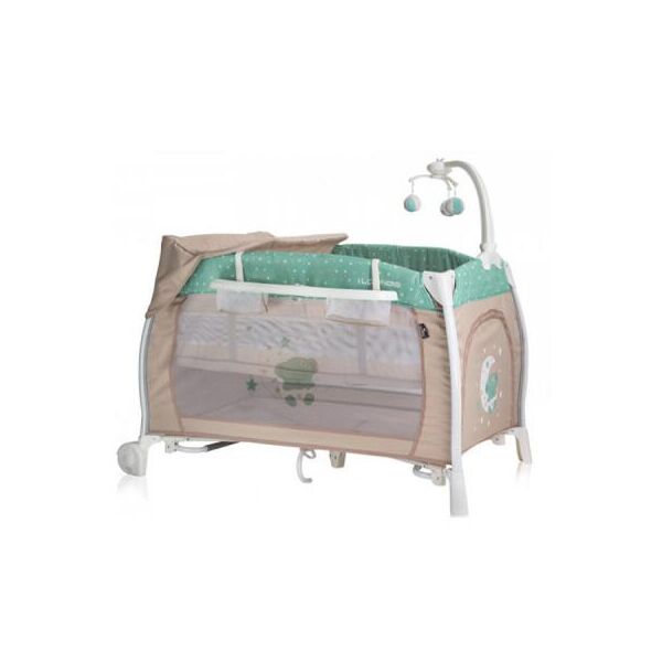 

Детский манеж Bertoni/Lorelli LOUNGE 2L ROCKER (green/beige moon bear)
