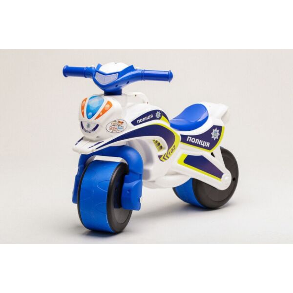 

Беговел Active Baby Police Бело-синий