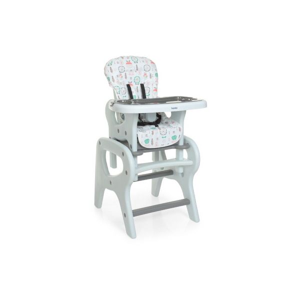 

Стульчик для кормления Bambi M 0816 flowers grey