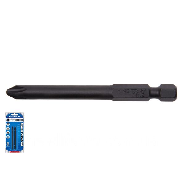 

Бита 1/4" магнитная , ударная PH2*150MM комплект 2шт