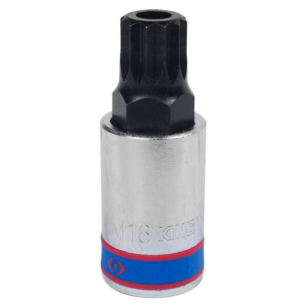

Бита SPLINE с головкой 1/2" М16 с отверстием.