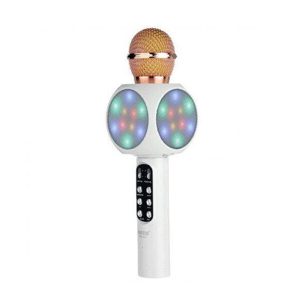 

Микрофон караоке беспроводной bluetooth Maxland WS-1816 White