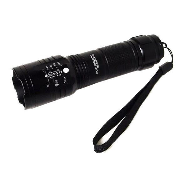

Фонарь ручной аккумуляторный X-Balog Police BL 8900-P50, с зарядным устройством, черный