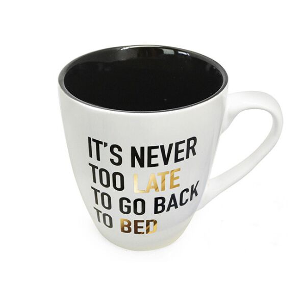 

Кружка керамическая Stenson "It's never too late", 550 мл