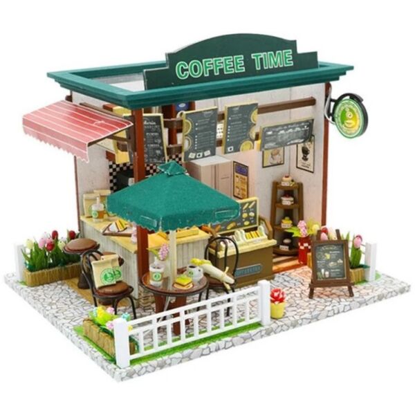 

Интерьерный конструктор румбокс DIY mini house MD 2504 C006, с подсветкой