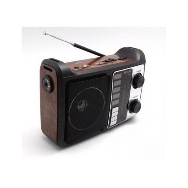 

Радио портативная колонка MP3 USB Golon RX-333+BT c Bluetooth Brown