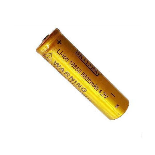 

Аккумулятор 18650 Li-Ion Bailong 8800 mAh 4.2V Gold