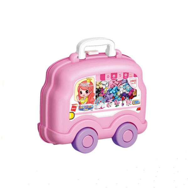 

Конструктор для девочек 3-10 лет в чемодане "Princess castle" (Qman 2905), 690 дет.