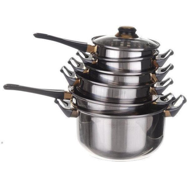 

Набор кастрюль с крышками из 12 предметов A-plus 9036