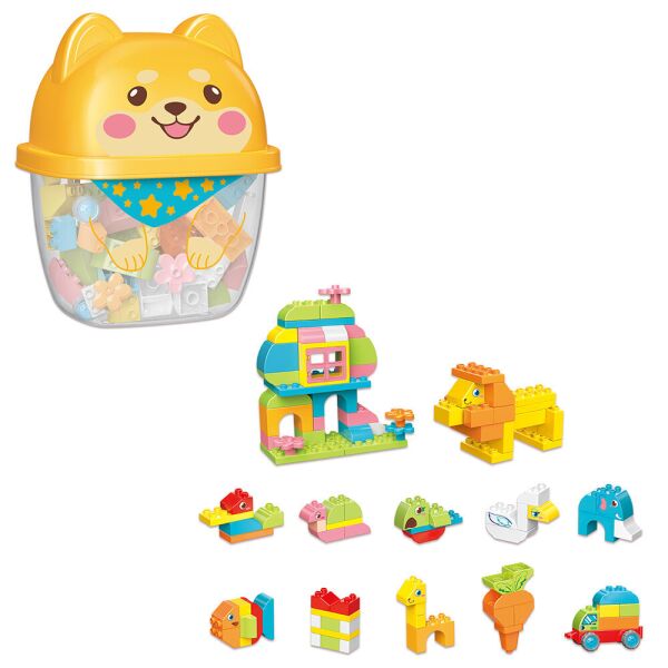 

Конструктор для маленьких детей "Little ZOO" (Qman 5502) в пластиковой коробке, 100 дет