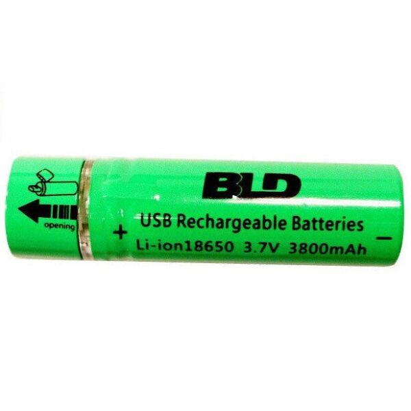 

Аккумулятор 18650 Li-ion 3.7v BLD USB18650 3800mah c USB зарядкой