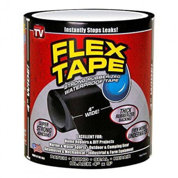 

Лента водонепроницаемая Flex Tape 5515, 10х150 см Черная