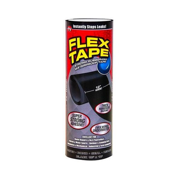 

Водонепроницаемая лента скотч Flex Tape 5517, 30х125 см Черная