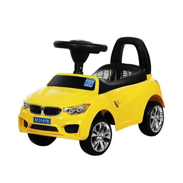 

Детская машинка, каталка-толокар Bambi BMW M 3147B-6 пластиковая, желтая