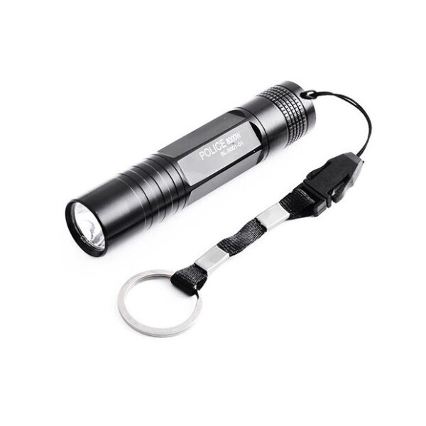 

Ручной фонарик Bailong BL-5001-01, с брелоком, черный