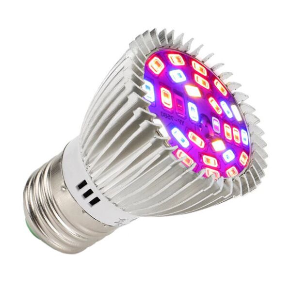 

Фитолампа для растений светодиодная UKC E27, 28 LED, 8 Вт