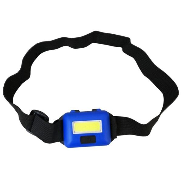 Налобный фонарь на батарейках X-Balog BL-T89 COB, синий