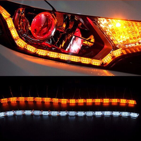 

Гибкие дневные ходовые огни Crystal LED с "бегущим" поворотом
