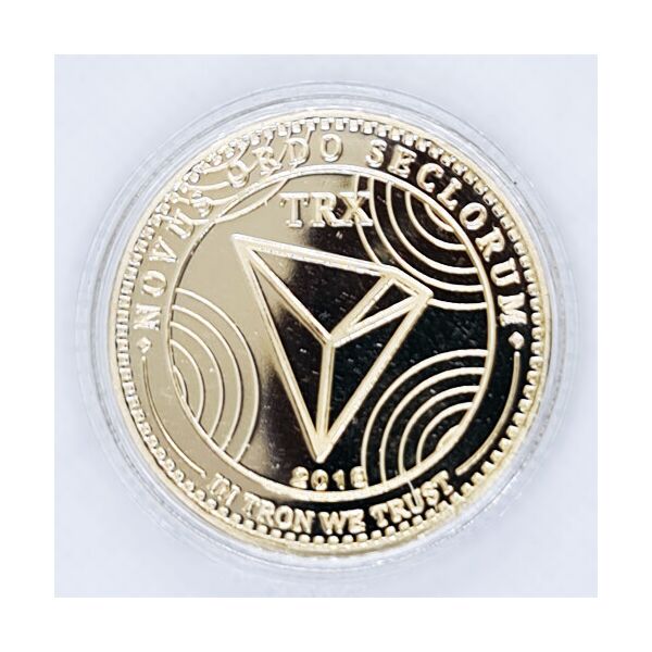 

Монета сувенирная TRON (TRN) цвет: золото