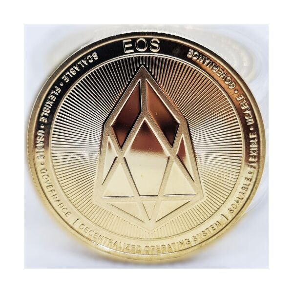 

Монета сувенирная EOS цвет: золото