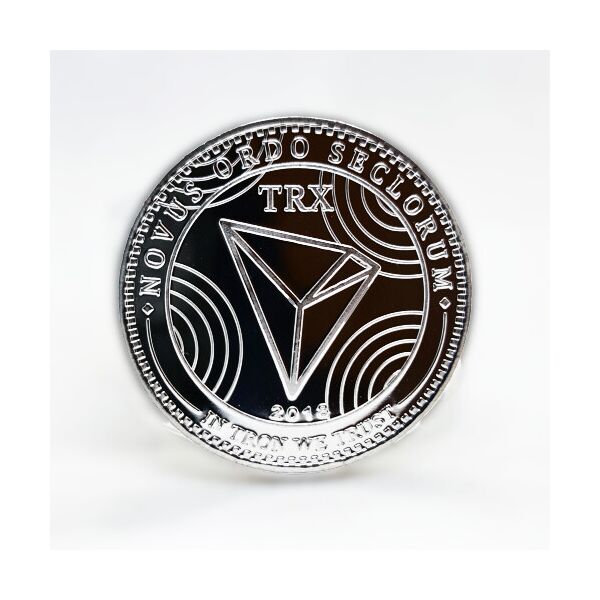 

Монета сувенирная TRON (TRN) цвет: серебро