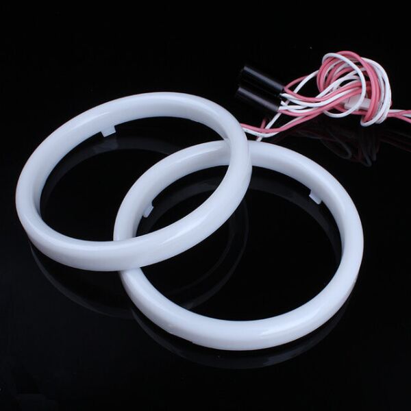 

Светодиодные кольца 120 мм в фару. Ярко белый (молочный) цвет.