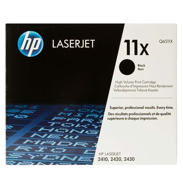 

Картридж HP 11X Q6511X к LaserJet 2400 2410 2410N 2420 2420D 2420DN 2420N 2430 2430DTN 2430N 2430T 2430TN