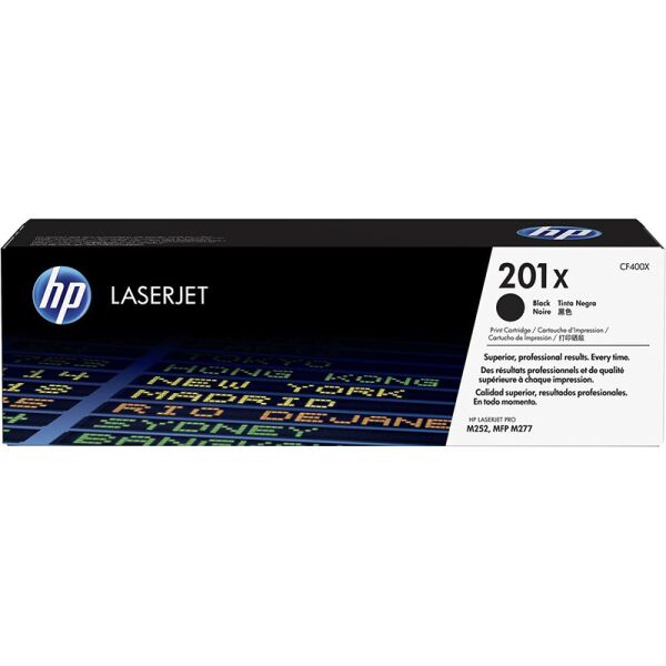 

Картридж HP 201X (CF400X) Black к принтеру HP Color LaserJet M252dw M252n M274n M277dw M277n M252 Pro MFP M277