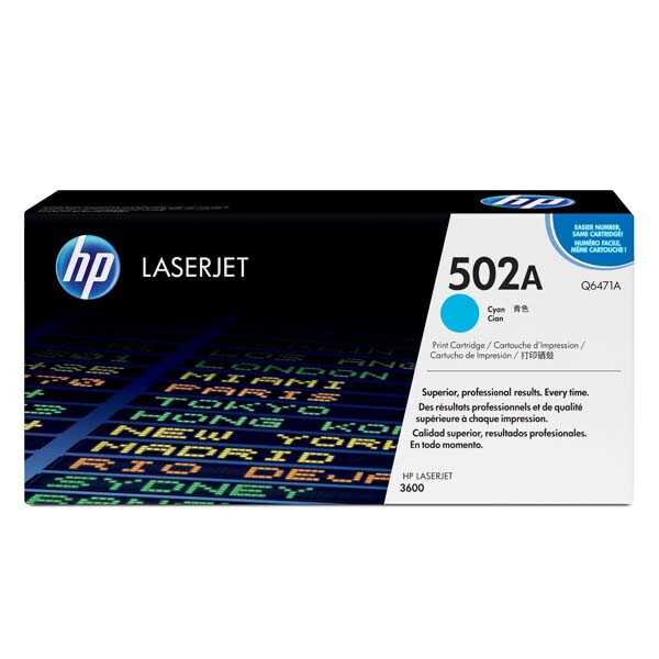

Картридж HP 502A (Q6471A) к принтеру HP Color LaserJet 3600 3600DN 3600N