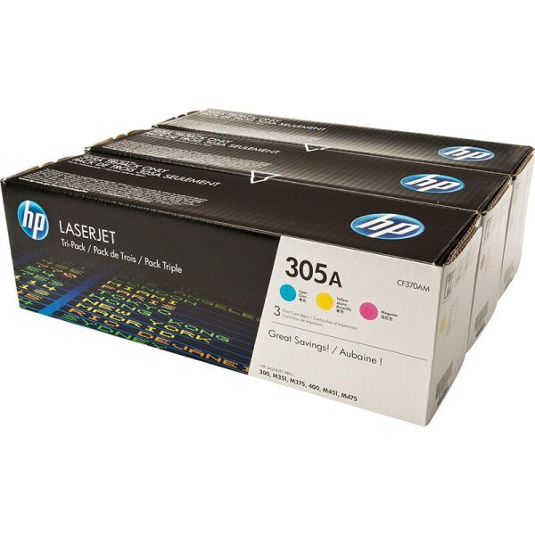 

Картридж HP CF370AM (305CMY) (комплект 3 шт CE411A,CE412A,CE413A) LaserJet M351a M375nw M451dn M451dw M475dn