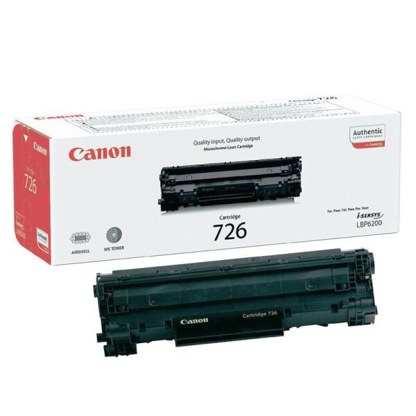 

Оригинальный картридж Canon 726 (3483B002) Black к принтеру LBP 6200 LBP 6200d LBP 6200dw LBP 6230dw i-Sensys
